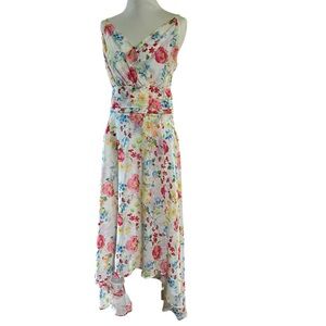 Yumi Kim Floral  Maxi Dress with adjustable straps, size S
